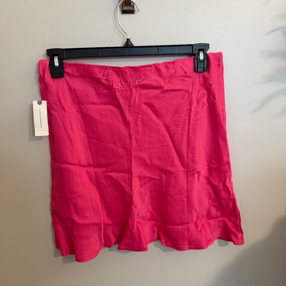 Anthropologie Tilda Mini Slip Skirt - Pink - Picture 8 of 9